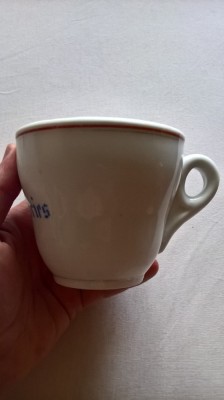Cana, ceasca portelan veche foto