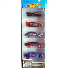 Hot Wheels - Set 5 Masinute Justice League foto