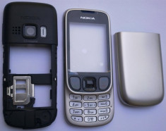 Carcasa Nokia 6303 argintie noua foto