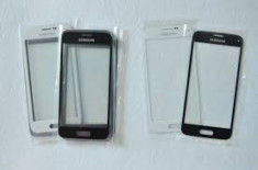 Geam Samsung Galaxy s4 i9505 alb negru + folie sticla foto