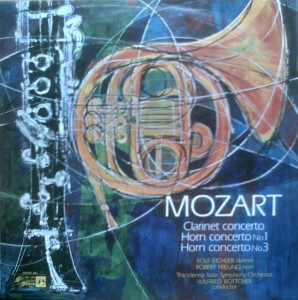 MOZART : Klarinettenkonzert * Hornkonzert Nr. 1 &amp; 3 ( vinil )