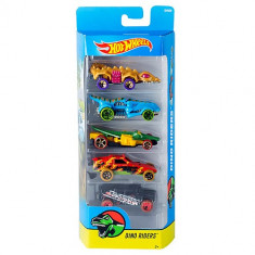 Hot Wheels - Set 5 Masinute Dino Riders foto