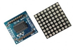 modul display max7219 dot matrix arduino foto