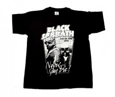 Tricou ROCK Black Sabbath - Never Say Die foto