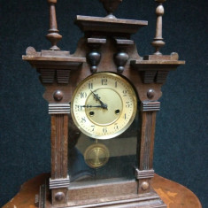 Ceas antic de colecție pentru șemineu,birou sec.19