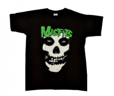 Tricou rock Misfits - American Legion Hall ( logo verde ) foto