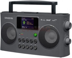 Radio Sangean WFR-29C, Internet, USB, Display color, Player retea (Gri) foto