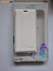 Husa Sony Xperia P LT22i alba foto