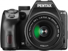 Aparat Foto D-SLR Pentax K-70 + DAL 18-50mm RE, 24MP CMOS (Negru) foto