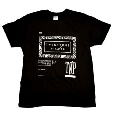 Tricou Rock 180 gr. Twenty One Pilots - Logo Alb foto