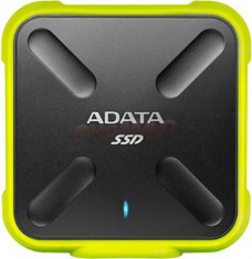SSD Extern A-DATA SD700, 256GB, USB 3.1, rezistent la apa si praf - certificat IP68 (Galben) foto