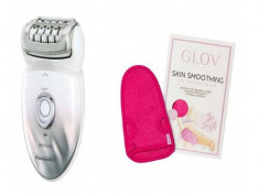 Epilator Panasonic ES-ED94-S503 Wet &amp;amp; Dry 2 viteze Silver + Manusa masaj CADOU foto