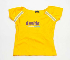 Tricou dama Devide -galben...OFERTA !! foto