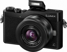 Aparat Foto Mirrorless Panasonic Lumix DC-GX800KEGK + obiectiv 3.5-22mm, 16 MP, Filmare Full HD (Negru) foto