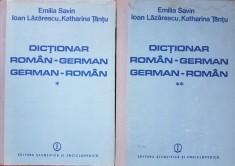 DICTIONAR ROMAN-GERMAN * GERMAN-ROMAN - Savin (2 volume)