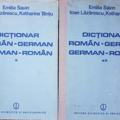 DICTIONAR ROMAN-GERMAN * GERMAN-ROMAN - Savin (2 volume)