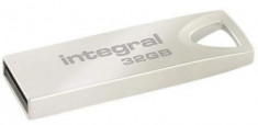 Stick USB Integral ARC, 32GB, USB 2.0 (Argintiu) foto