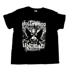 Tricou ROCK 180gr. Hollywood Undead - Porumbel si grenada ( Burn The World ) foto