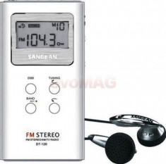 Radio Sangean DT-120W (Alb) foto