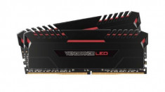 Memorii Corsair Vengeance LED Red DDR4, 2x8GB, 3200 MHz foto