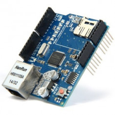 shield ethernet w5100 placa retea lan network pentru arduino uno mega due r3 foto