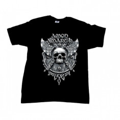 Tricou ROCK Amon Amarth - Shield ( craniu si topoare ) foto