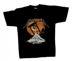 Tricou ROCK Metallica - clepsidra vietii si a mortii foto
