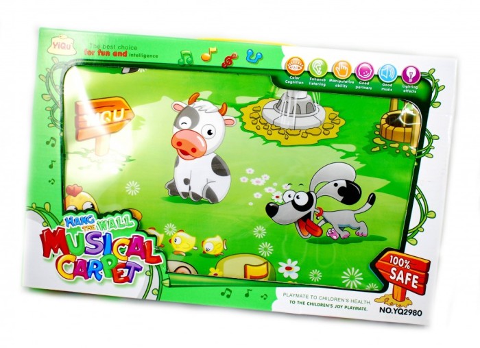 Covoras muzical cu ferma de animale - Jucarie creativa pentru bebelusi foto mare Covoras muzical cu ferma de animale - Jucarie creativa pentru bebelusi foto mare