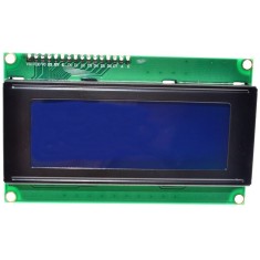 display ecran lcd 2004 20*4 20X4 5V backlight albastru blue iic i2c spi arduino foto