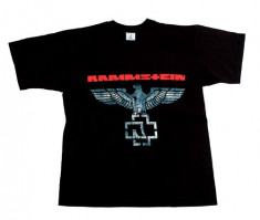 Tricou rock Rammstein - cruce de fier - vultur foto