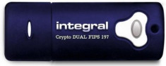 Stick USB Integral Crypto Dual, 16GB, USB 3.0 (Albasatru) foto