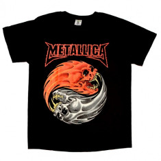 Tricou Rock 180 gr. Metallica - Ying - Yang - skull foto