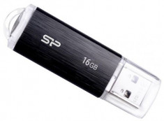 Stick USB Silicon Power Ultima U02, 16GB, USB 2.0 (Negru) foto