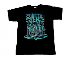 Tricou ROCK Suicide Silence - craniu cu ochi foto