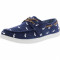 Toms barbati Culver Navy Whale Embroidery Ankle-High Canvas Athletic Boating Shoe
