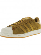 Adidas barbati Superstar Mesa / Original White Ankle-High Canvas Fashion Sneaker foto