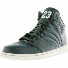 Nike barbati Jordan 1 Flight 4 Grove Green / Light Bone High-Top Basketball Shoe foto