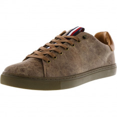 Tommy Hilfiger barbati Marks Brown Multi Ankle-High Fashion Sneaker foto