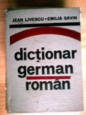 J. Livescu, E. Savin - Dictionar german-roman foto