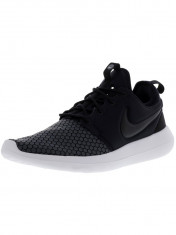 Nike barbati Roshe Two Se Black / Black-White-Dark Grey Ankle-High Running Shoe foto