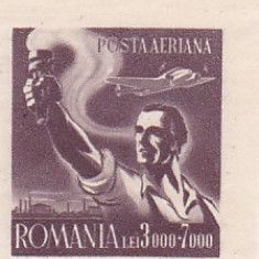 1947 CONFEDERATIA GENERALA A MUNCII CGM,POSTA AERIANA,Lp 210,NEUZATA, ROMANIA.