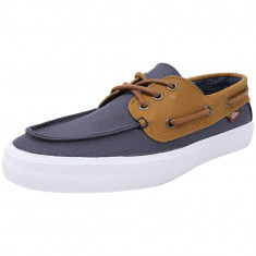 Vans barbati Chauffeur Sf C And L Navy / Chambray Ankle-High Leather Flat Shoe foto