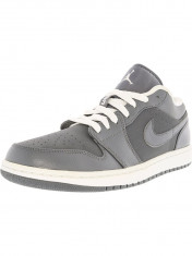 Nike barbati Air Jordan 1 Retro Low Cool Grey Mid-Top Basketball Shoe foto