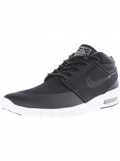 Nike barbati Stefan Janoski Max Mid Black / Metallic Silver Mid-Top Fashion Sneaker foto