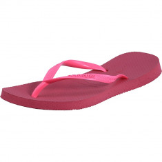 Havaianas dama Slim Shocking Pink Rubber Sandal foto