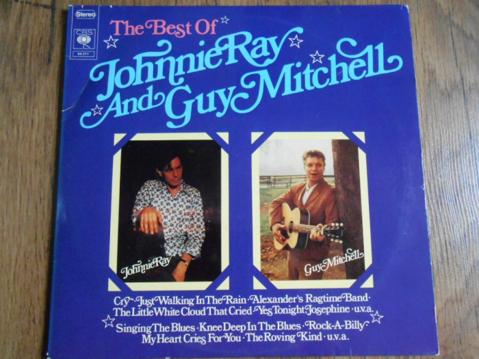 2LP Johnnie Ray &amp; Guy Mitchell &ndash; The best of