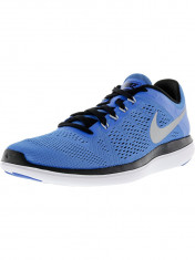 Nike barbati Flex 2016 Rn Photo Blue / Metallic Silver Ankle-High Running Shoe foto