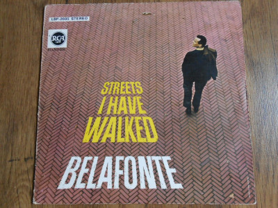 LP Harry Belafonte &amp;ndash; Streets I have walked foto