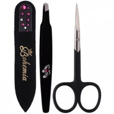 Bohemia Crystal Bohemia Swarovski Nail File,Tweezers and Nail Clippers set cosmetice II. foto