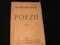 POEZII-OCTAVIAN GOGA-EDITIA-II-A-/1942-382 PG-= foto